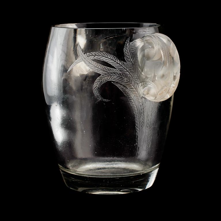 VINKYLARE, glas, Lalique, 1900-talets första hälft.