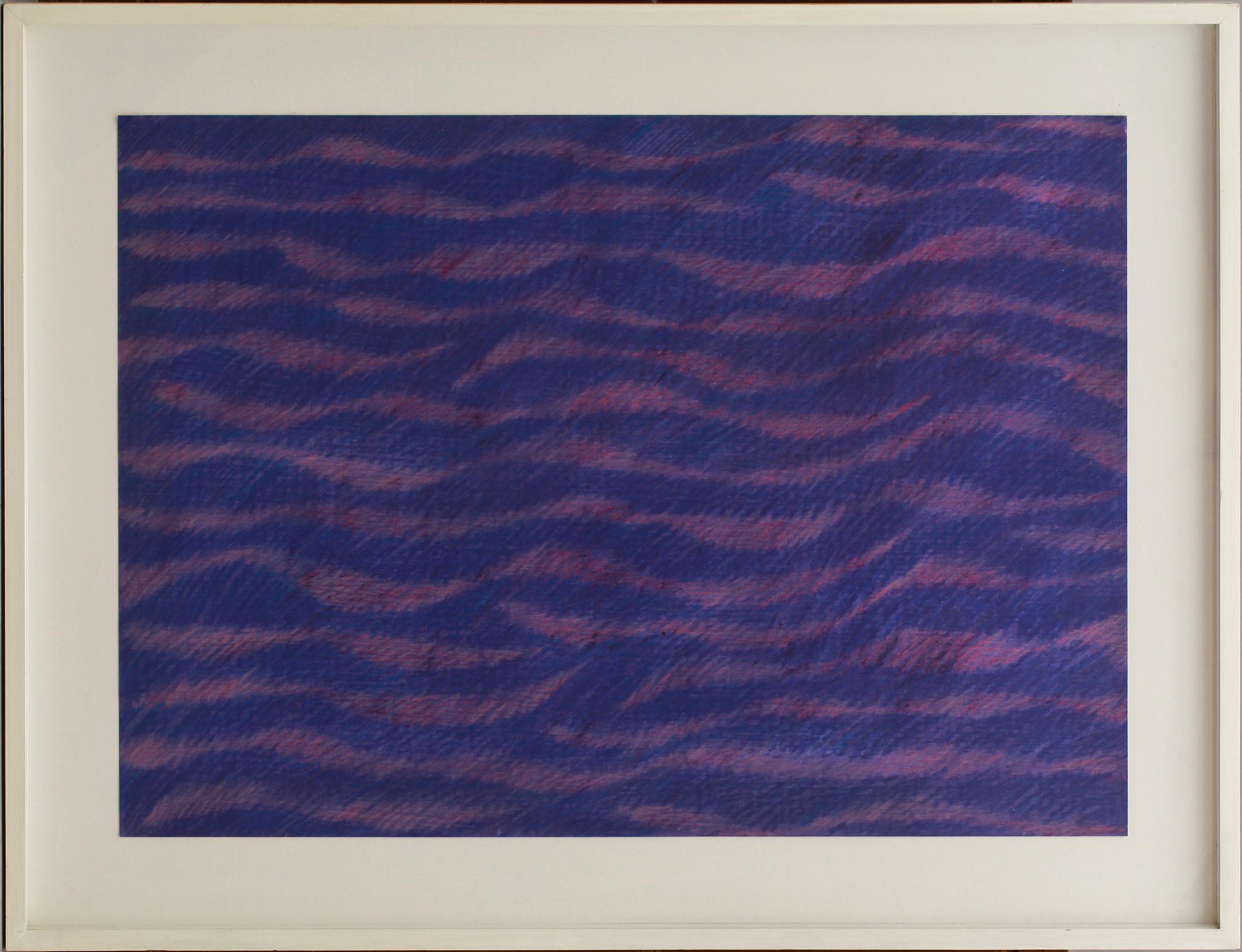 CARLO BATTAGLIA, blandteknik på papper, a tergo sign och och dat 1976.