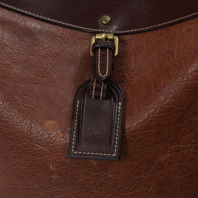 Mulberry, a messenger bag.