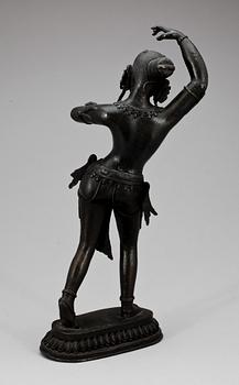 STATYETT, brons, Asien, 1800/1900-tal.