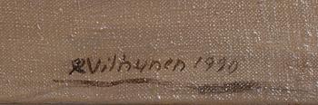 RISTO VILHUNEN, olja på duk, sign. och dat. 1990.