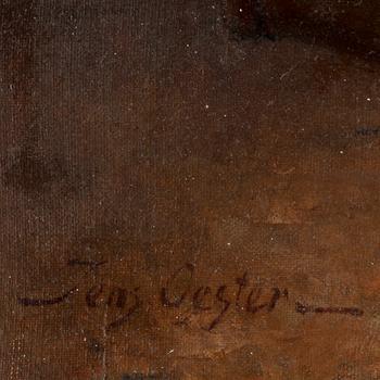 OKÄND KONSTNÄR, olja på duk, 1900-talets första hälft.