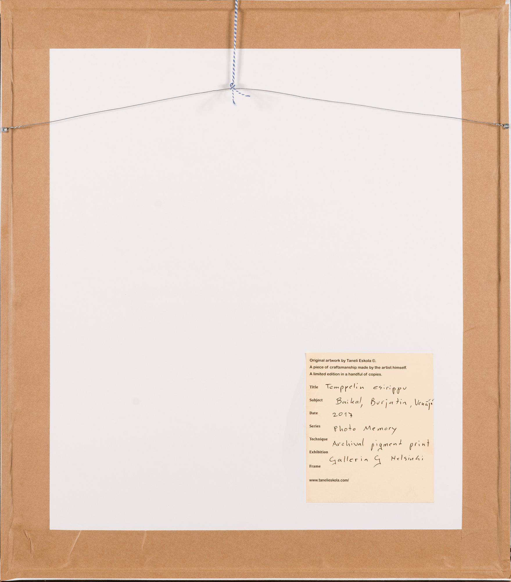 TANELI ESKOLA, "CURTAIN OF A TEMPLE".