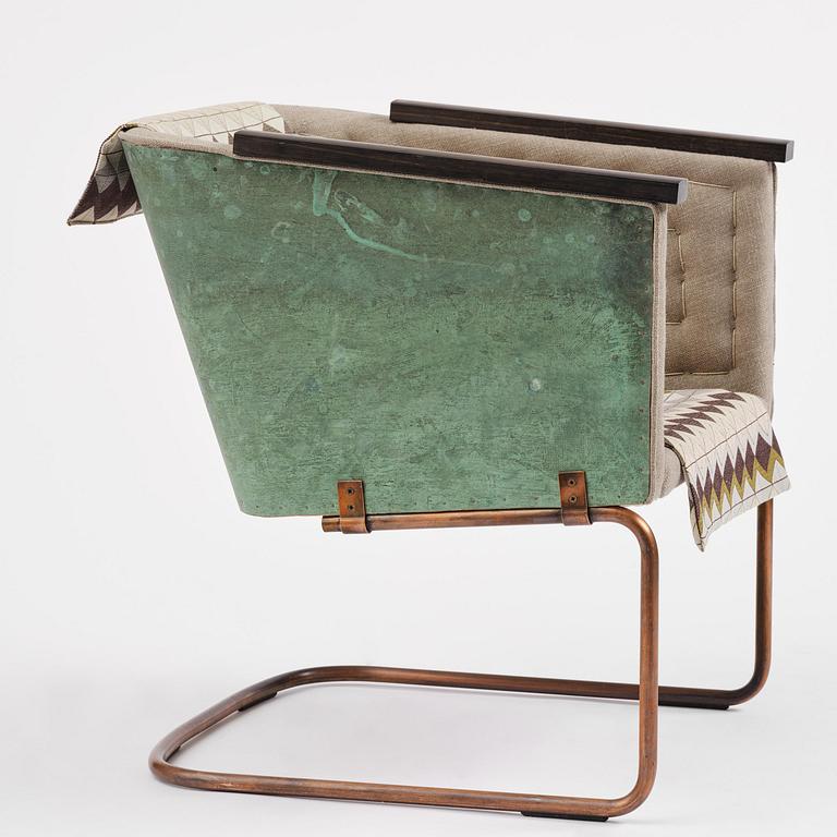 Mats Theselius, fåtölj, "Hommage à Sigurd Lewerentz", ed. 123/123, Källemo, Värnamo, efter 2012.