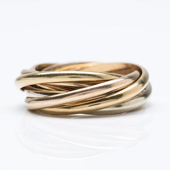 CARTIER, "Trinity", ring, 18K guld.