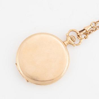 Pocket watch, hunter, 49 mm.