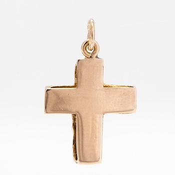 Björn Weckström, hänge, kors "Lapp kors", 14K guld. Lapponia 1966.