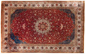 285. A SILK QUM-CARPET.