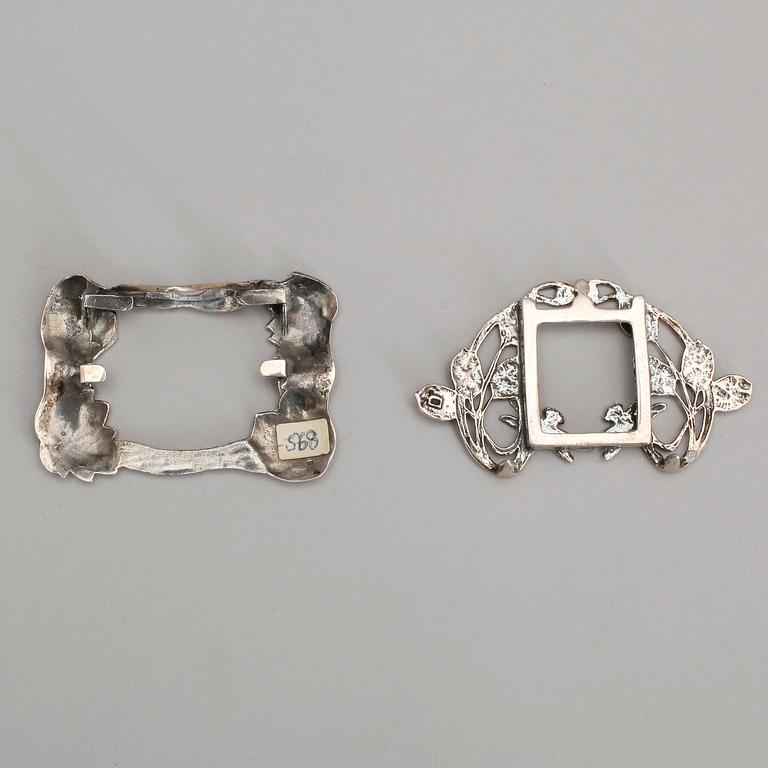 RAMAR, 3 st, sterlingsilver, tidigt 1900-tal samt 1900-talets andra hälft.