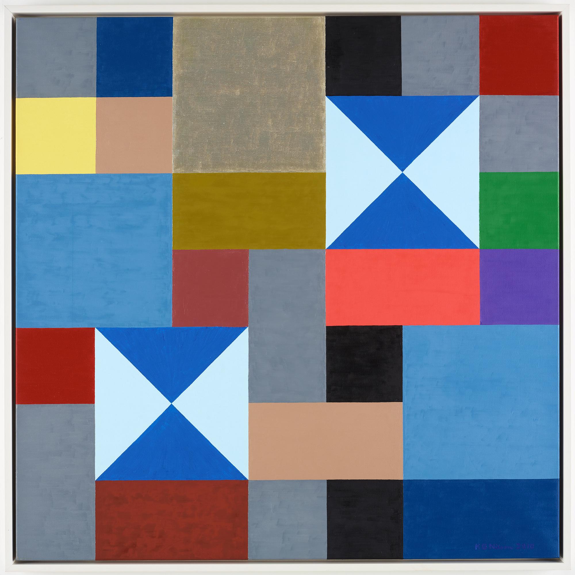 KG NILSON, oil on canvas signed and dated 2010.