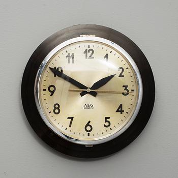 A Peter Behrens, AEG Electric Supply Clock, Berlin, 20th Century.