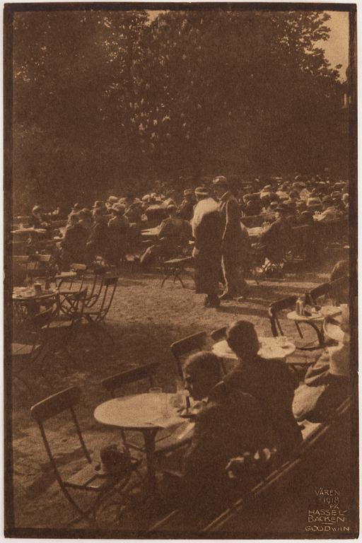 HENRY B. GOODWIN, Two photo gravures from the book Vårt vackra Stockholm signed in the negative.