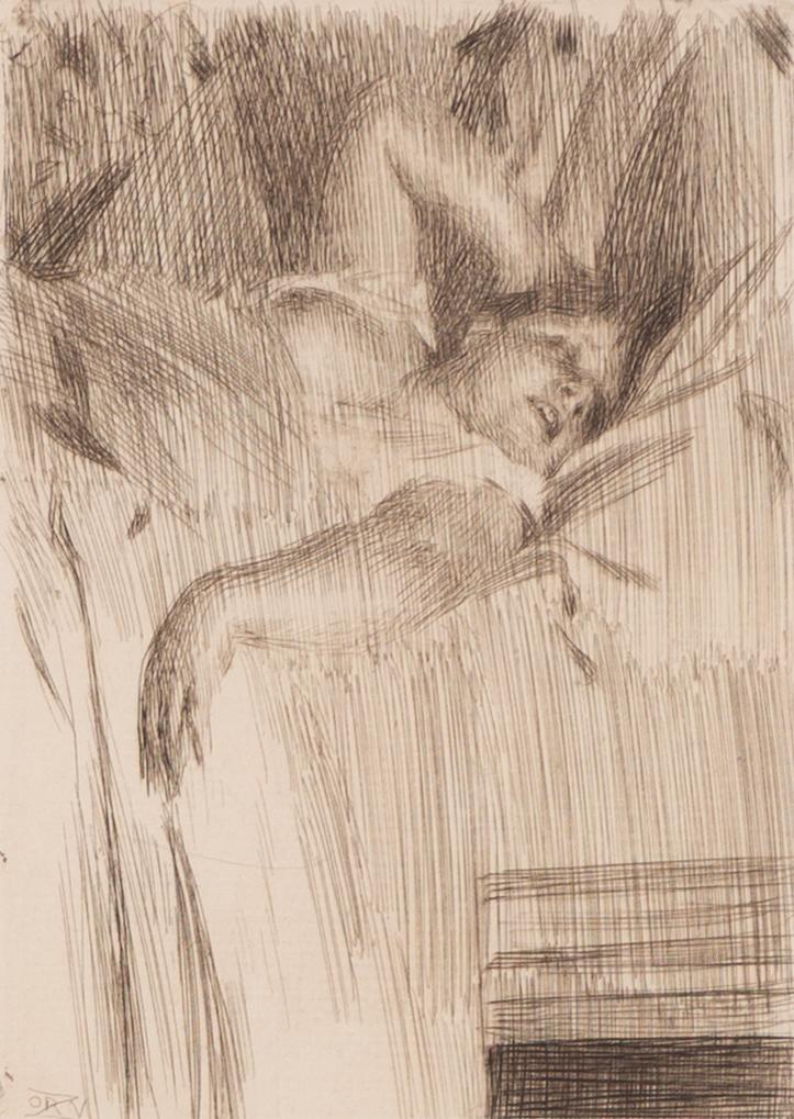 Anders Zorn, "Le Réveil - Uppvaknandet".