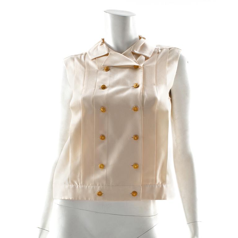 BLOUSE/WEST, Chanel, size 36.