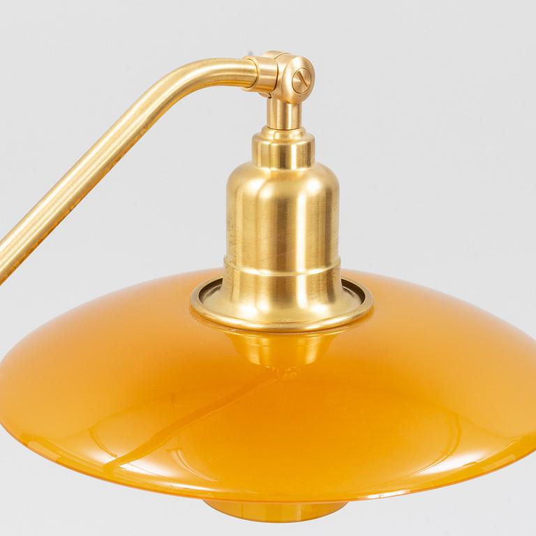 Poul Henningsen, a model 'PH 3/2 The Water Pump Limited Edition' brass floor light, Louis Poulsen, Danmark, 2019.