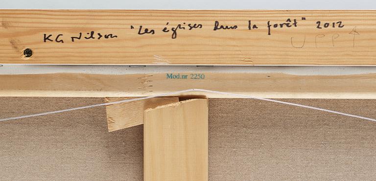 KG Nilson, oil on canvcas, signed KG Nilson adn dated 2011-12.