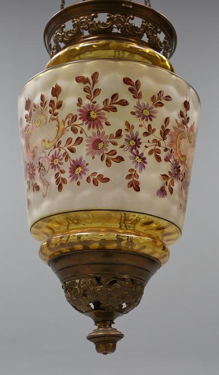 MÅNSKENSAMPEL, omkring sekelskiftet 1900, höjd ca 60 cm.