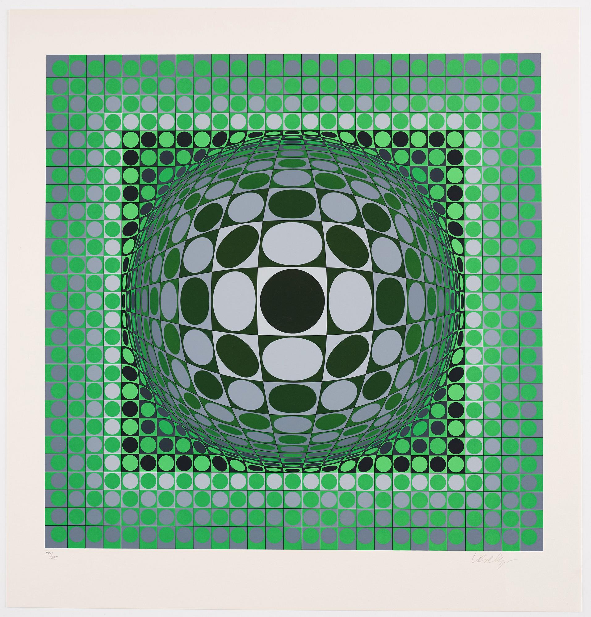 Victor Vasarely, "Louisiana-mappen".