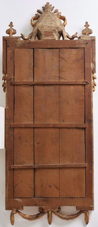 SPEGEL, av Per Westin (bildhuggare och spegelmakare i Stockholm från 1776). Gustaviansk.