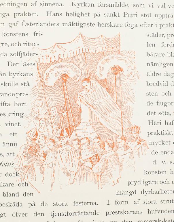 BOK, "Med pensel och penna, en årsbok om svensk konst" utg W. Silfversparre, Stockholm 1885.