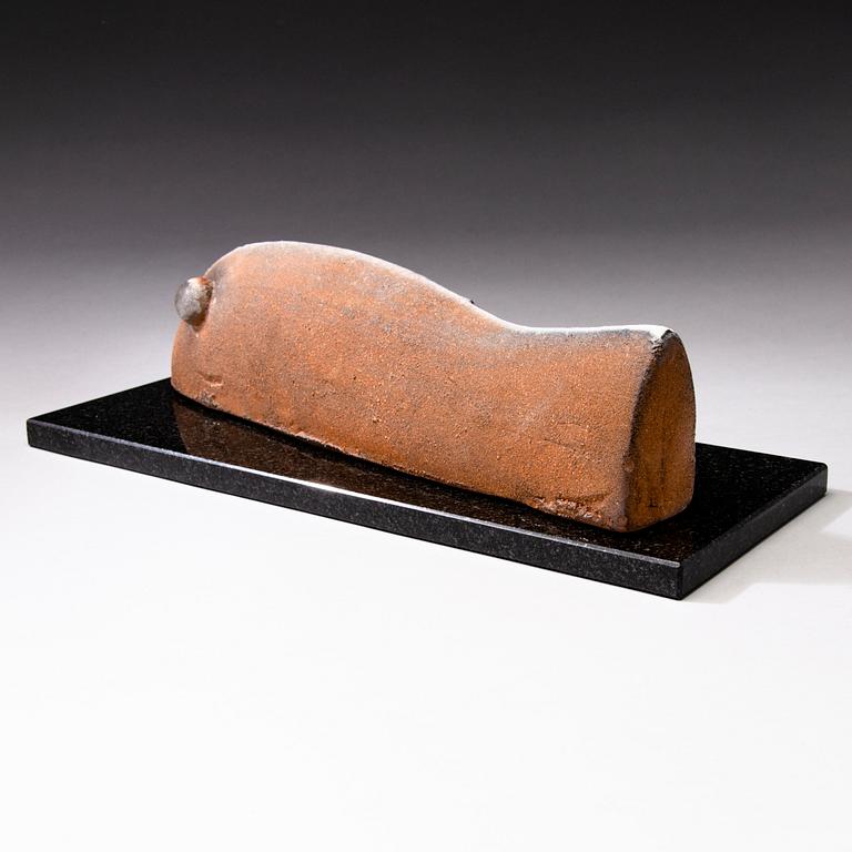 NANNY STILL, sculpture,'Fish', signed Nanny Still. Studioglass Koen Vanderstukken Niel. Belgien 1998.