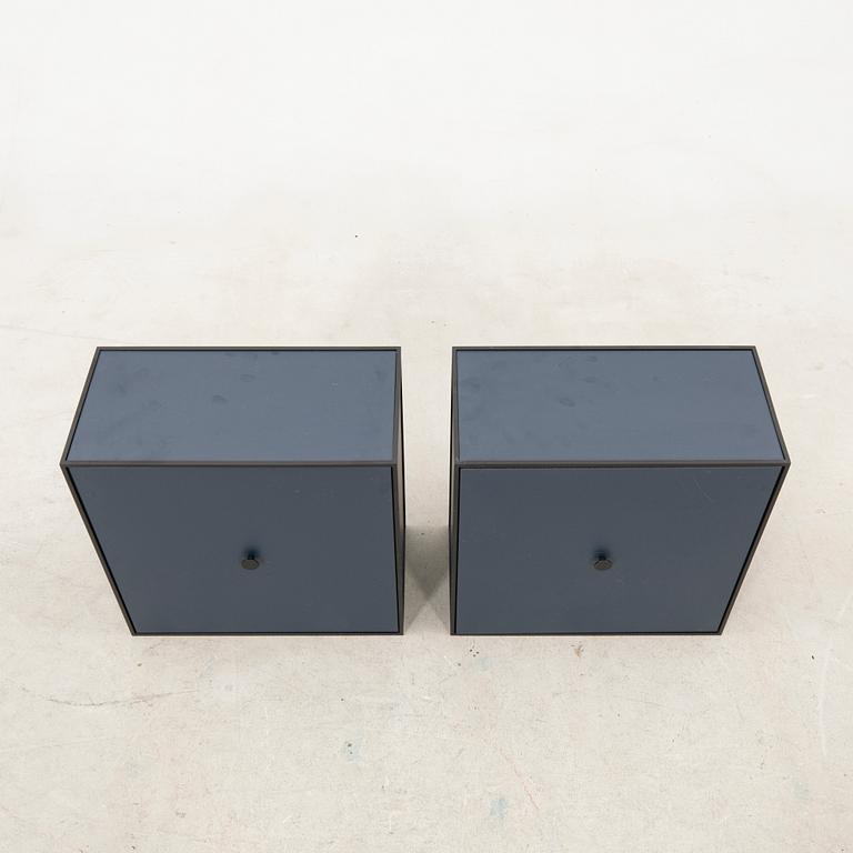 Mogens Lassen wall cabinet, 4-piece "Frame" for Audo Denmark, 2020s.