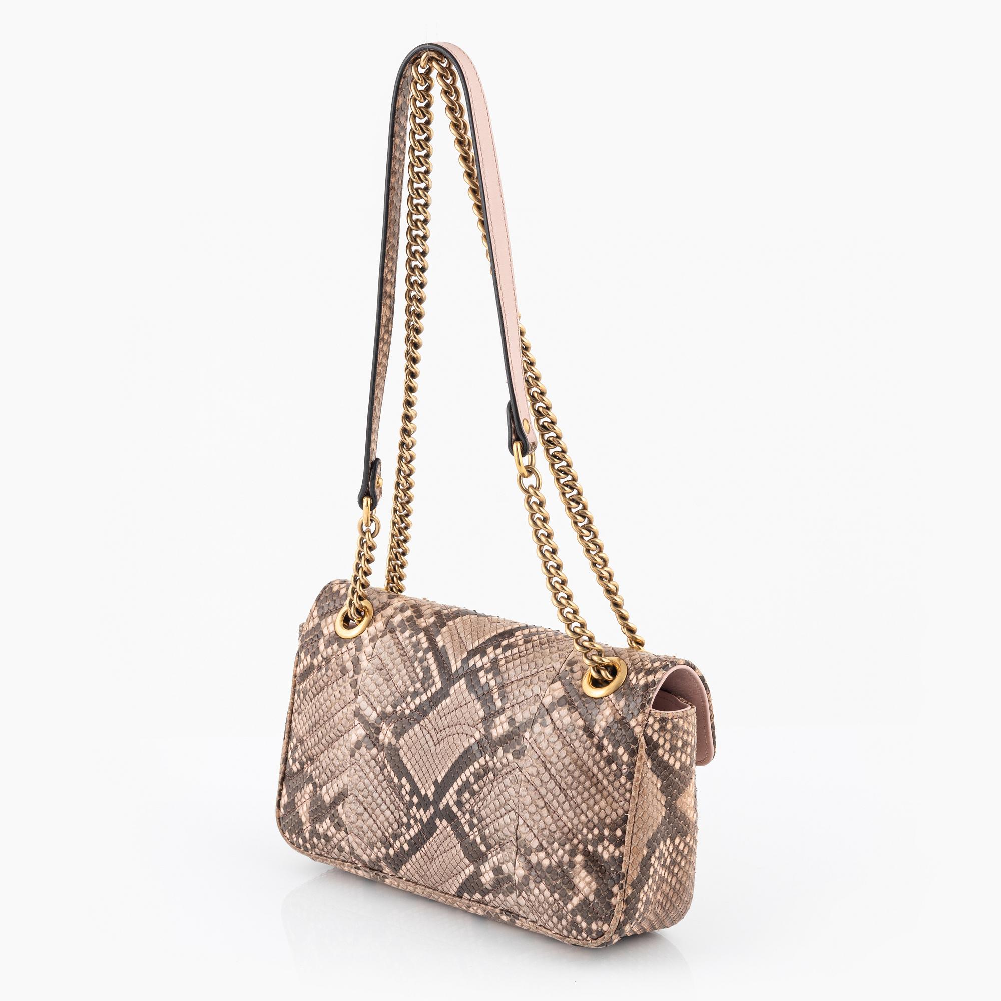 Gucci, Bag, "GG Marmont Python".