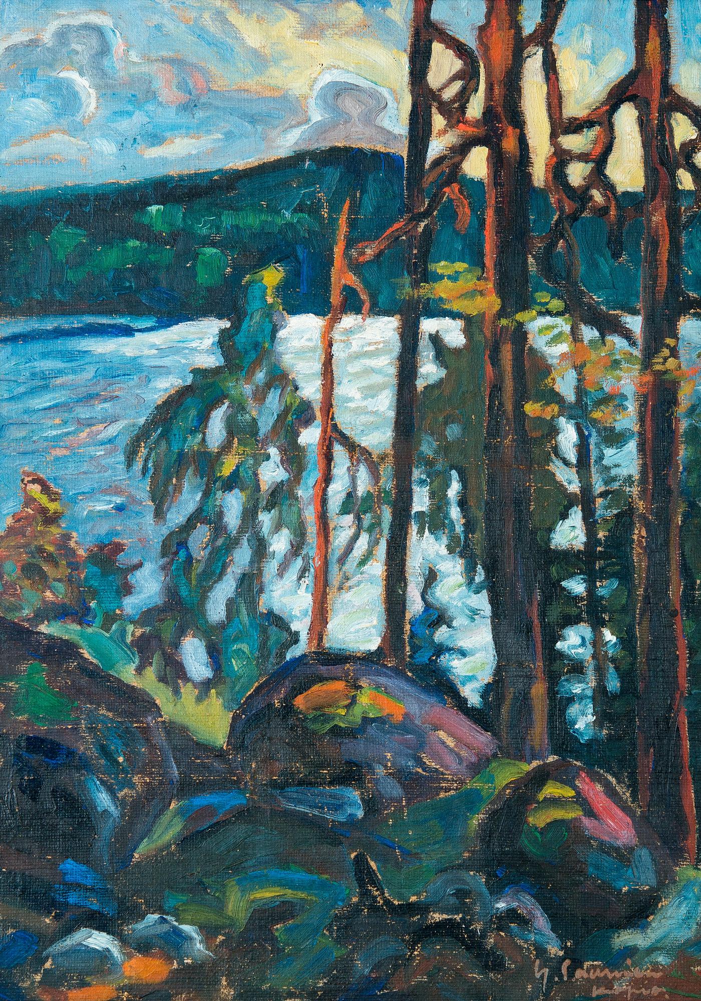 Yrjö Saarinen, NÄKYMÄ YLI JÄRVEN.