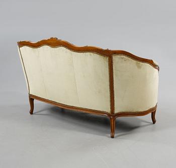 SOFFGRUPP, rokokostil, omkring 1900-talets mitt.