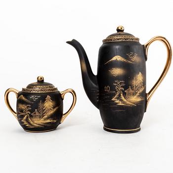 A six pcs Japanese porcelain coffee service first half of 20th century/mid.