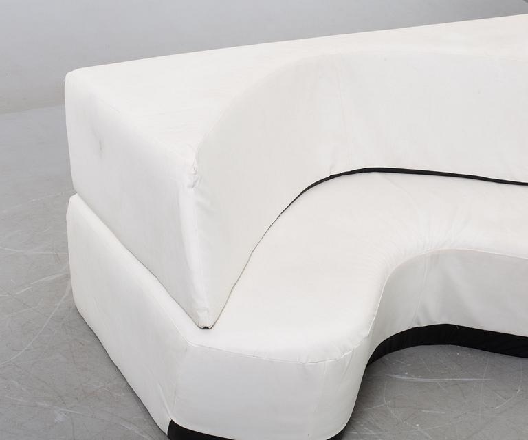 SOFA, sculptural, 2 parts. 1970s.