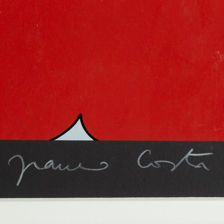 Franco Costa, färserigrafi, signerad XLIV/C.