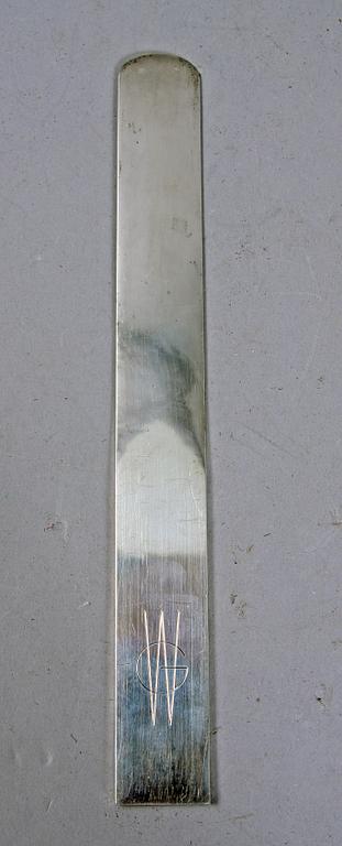 BREVSPRÄTT, silver, Wiwen Nilsson, Lund 1940.