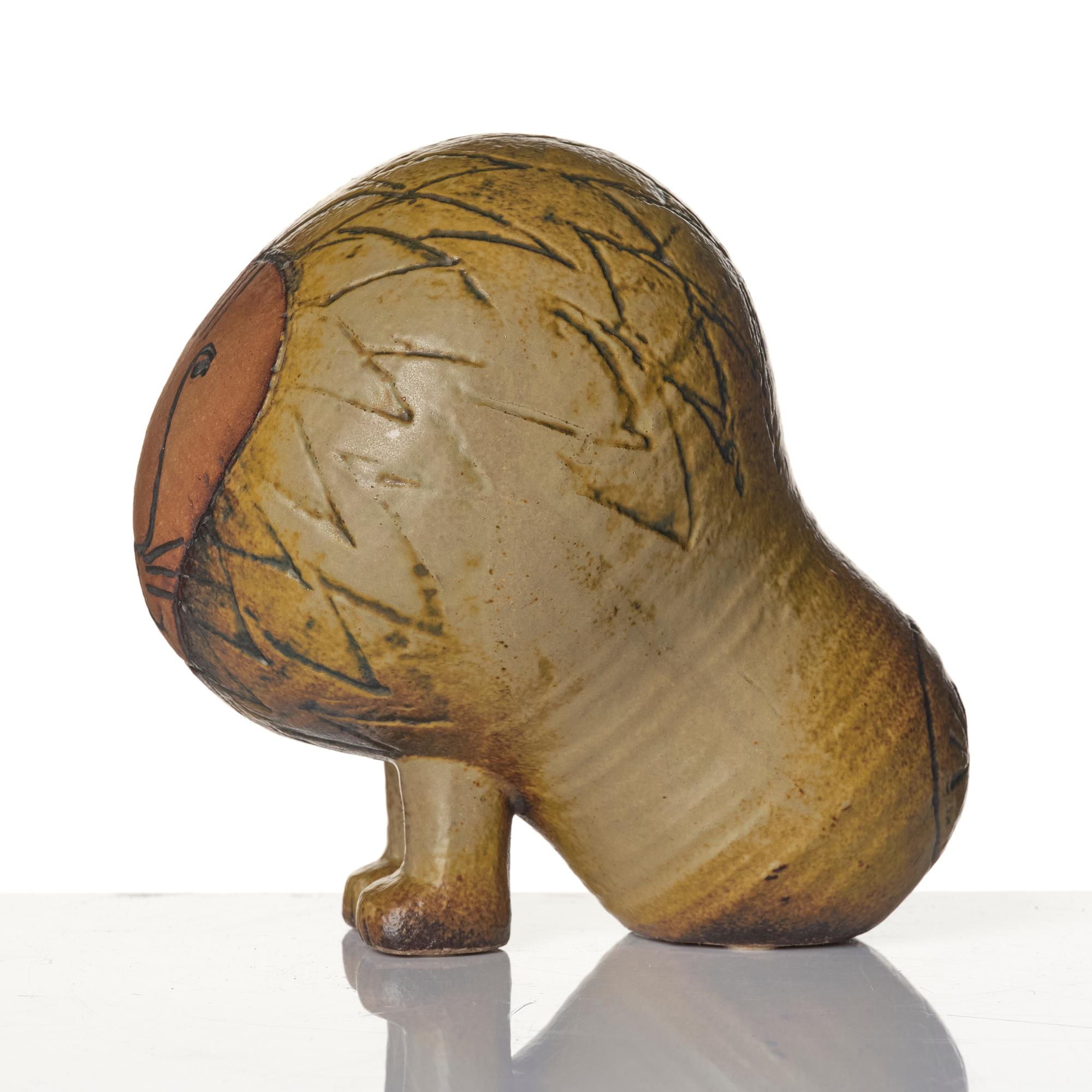 Lisa Larson, figurin "Lejon Midi", Gustavsberg.