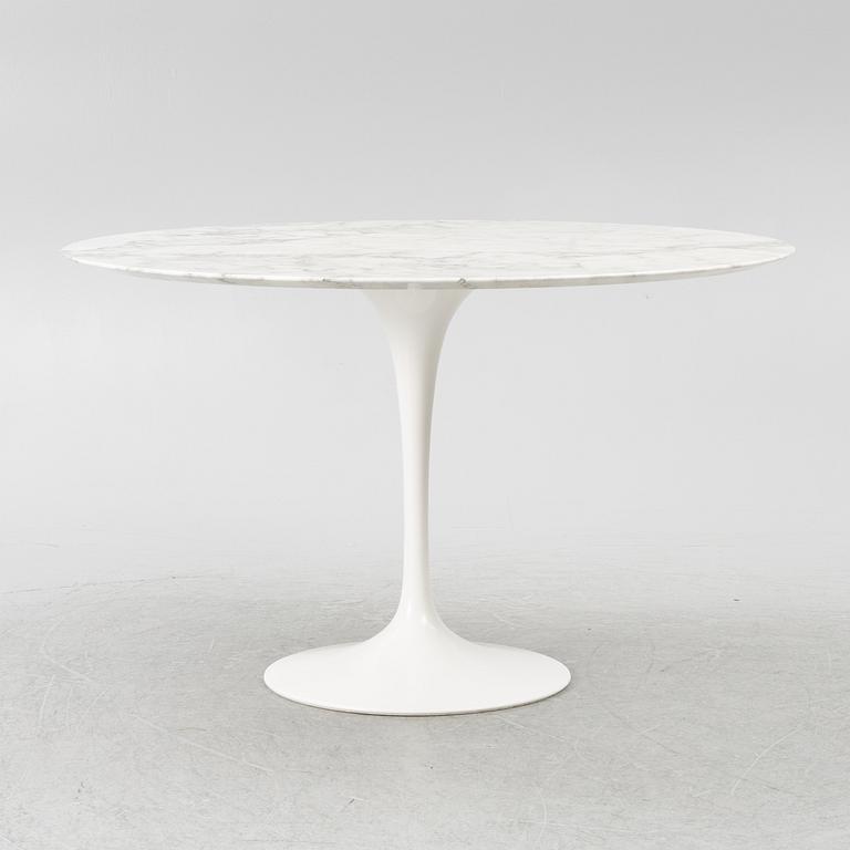 Eero Saarinen, a "Tulip" Arabesco marble top dining table, Knoll.