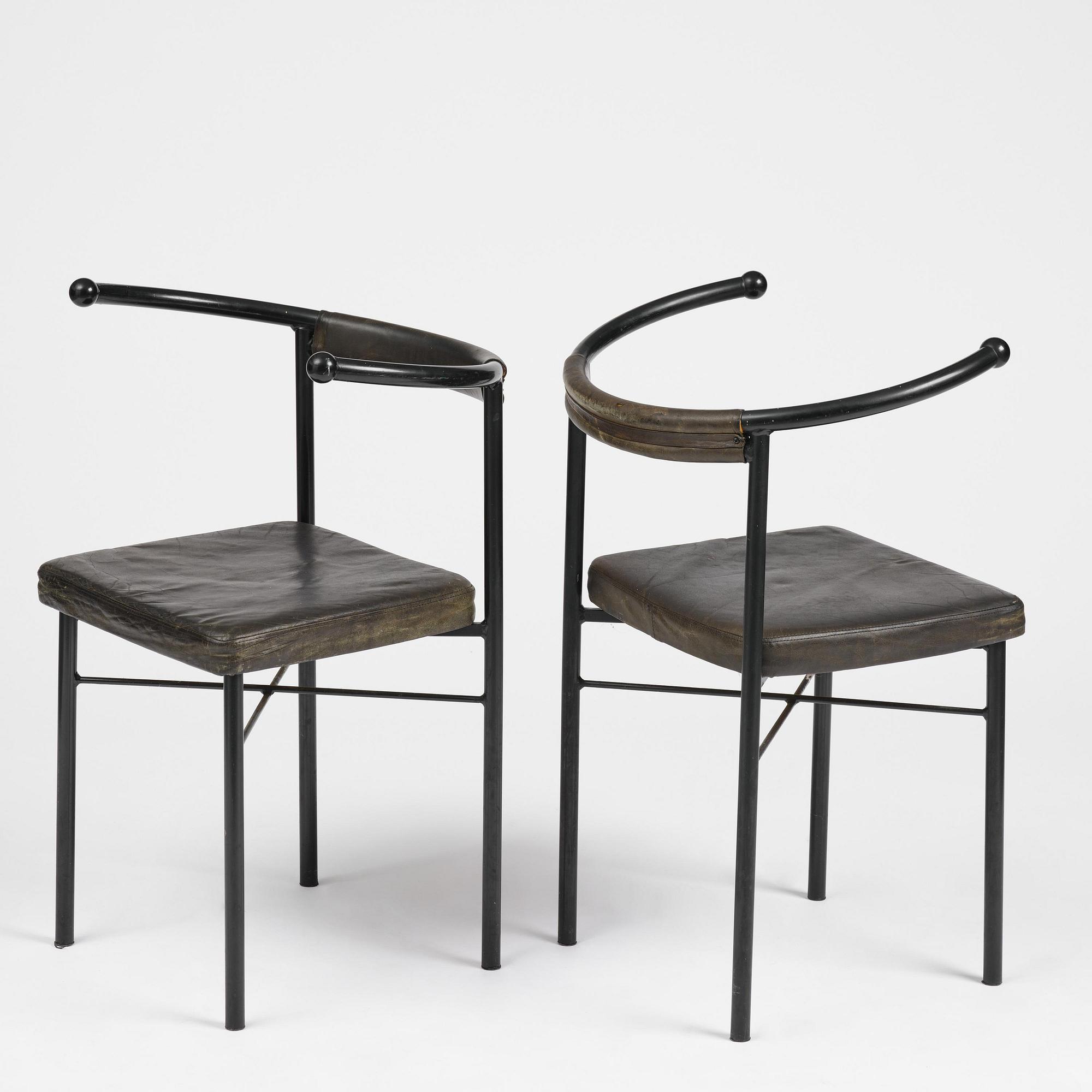 Jonas Bohlin, a set of four "Point" chairs, Källemo, Värnamo, post 1985.
