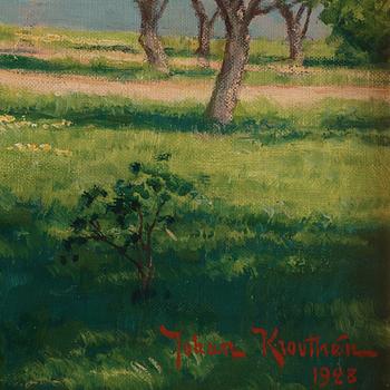 Johan Krouthén, Fruit trees in bloom.