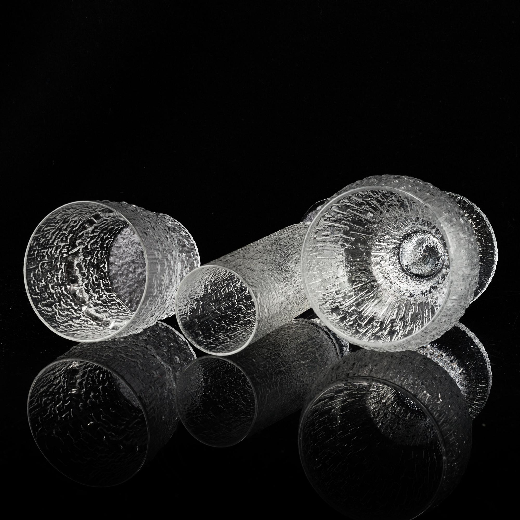 SERVISGLAS, "Kekkerit", "Padaar", "Aslak", "Senator", 63 delar, Iittala.