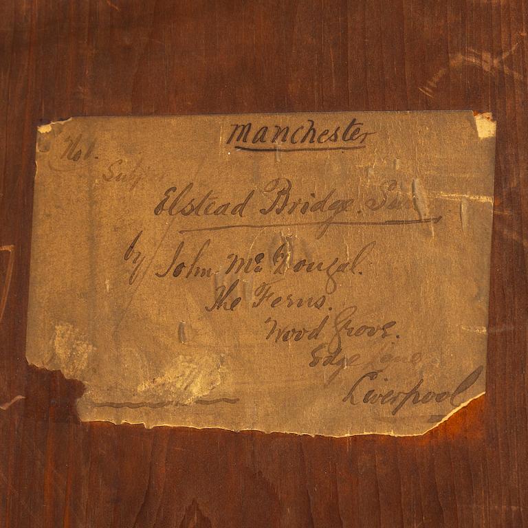 OKÄND KONSTNÄR, England, 1800/1900-tal. akvarell, signerad och daterad 1881.