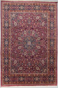 A carpet from Mashad, around 406 x 300 cm. - Bukowskis