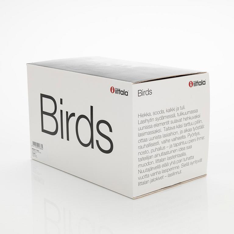 Oiva Toikka, A glassbird 'Rubirosa', Unique Days spring 2008, signed O. Toikka Nuutajärvi.