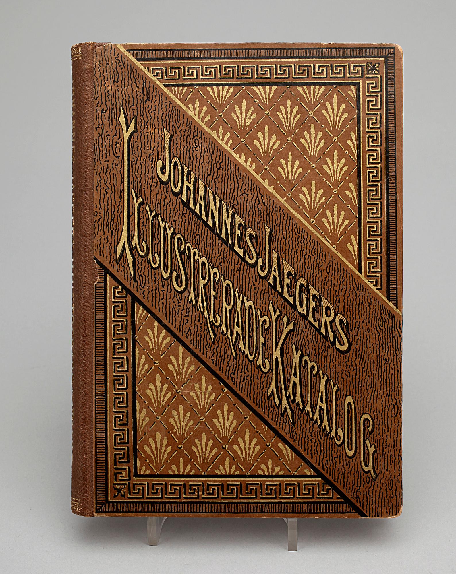 BOK, "Illustrerad Katalog öfver Fotografier efter konstverk", Johannes Jaeger, Stockholm, 1882.