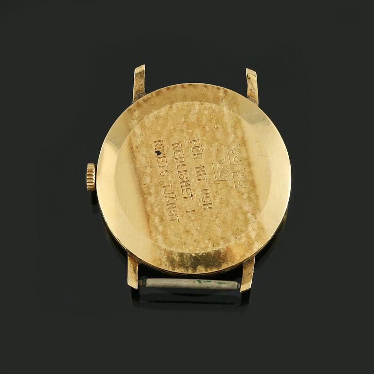 ARMBANDSUR, herr, 18 k guld, Certina, total vikt 26 g.