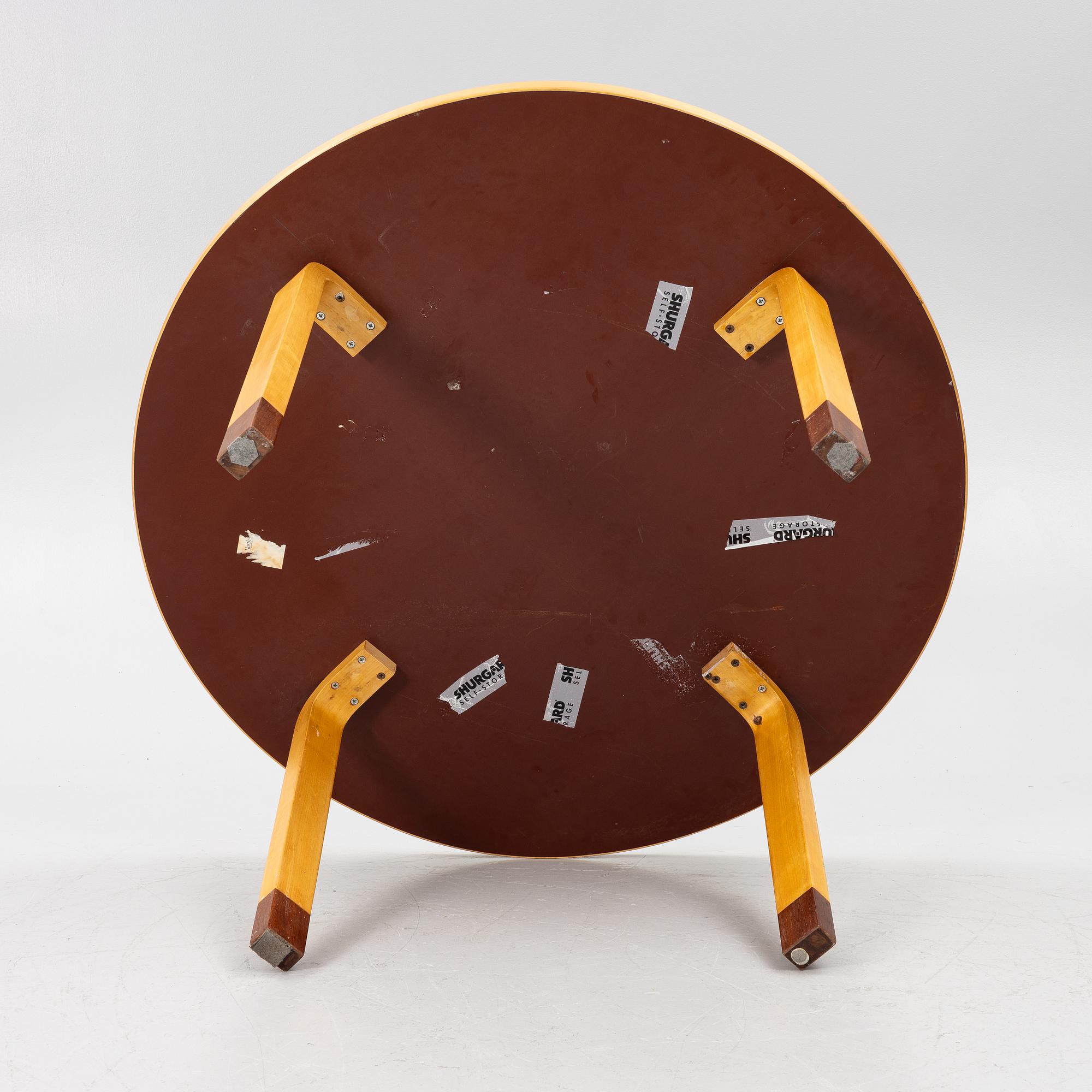 Alvar Aalto, matbord, modell 91, Artek, Finland, sent 1900-tal.