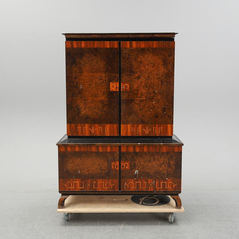 An Art Deco cupboard, 1930's.