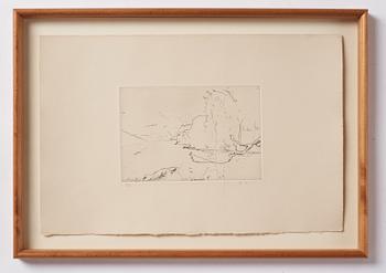 Barry Flanagan, tre stycken etsningar. Samtliga signerade. En numrerad 42/50 och två numrerade 44/50.