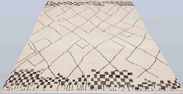 A Moroccan carpet, 263 x 167 cm.