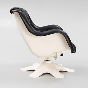 Yrjö Kukkapuro, a model 418N armchair, Haimi, 1970's.