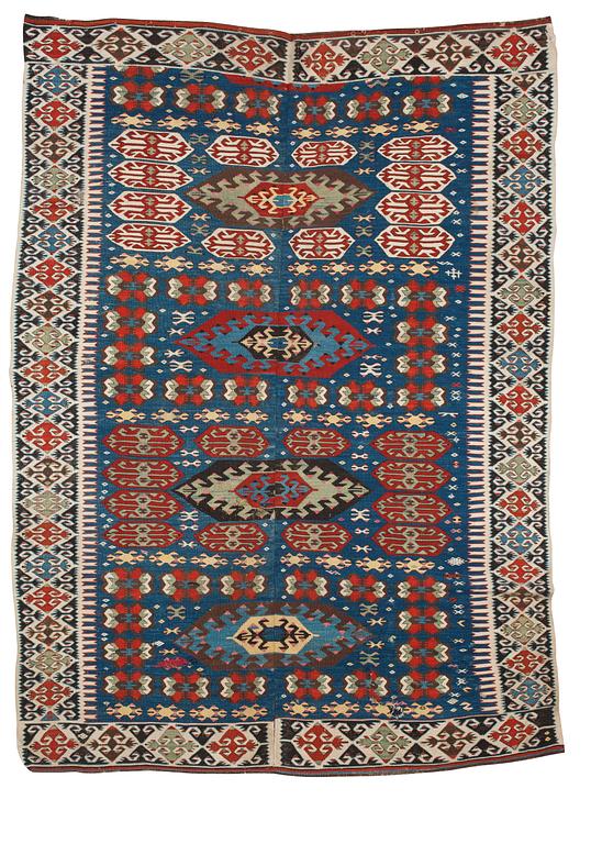 SEMI-ANTIQUE ANATOLIAN KILIM, probably Aksaray. 231,5 x 171 cm.