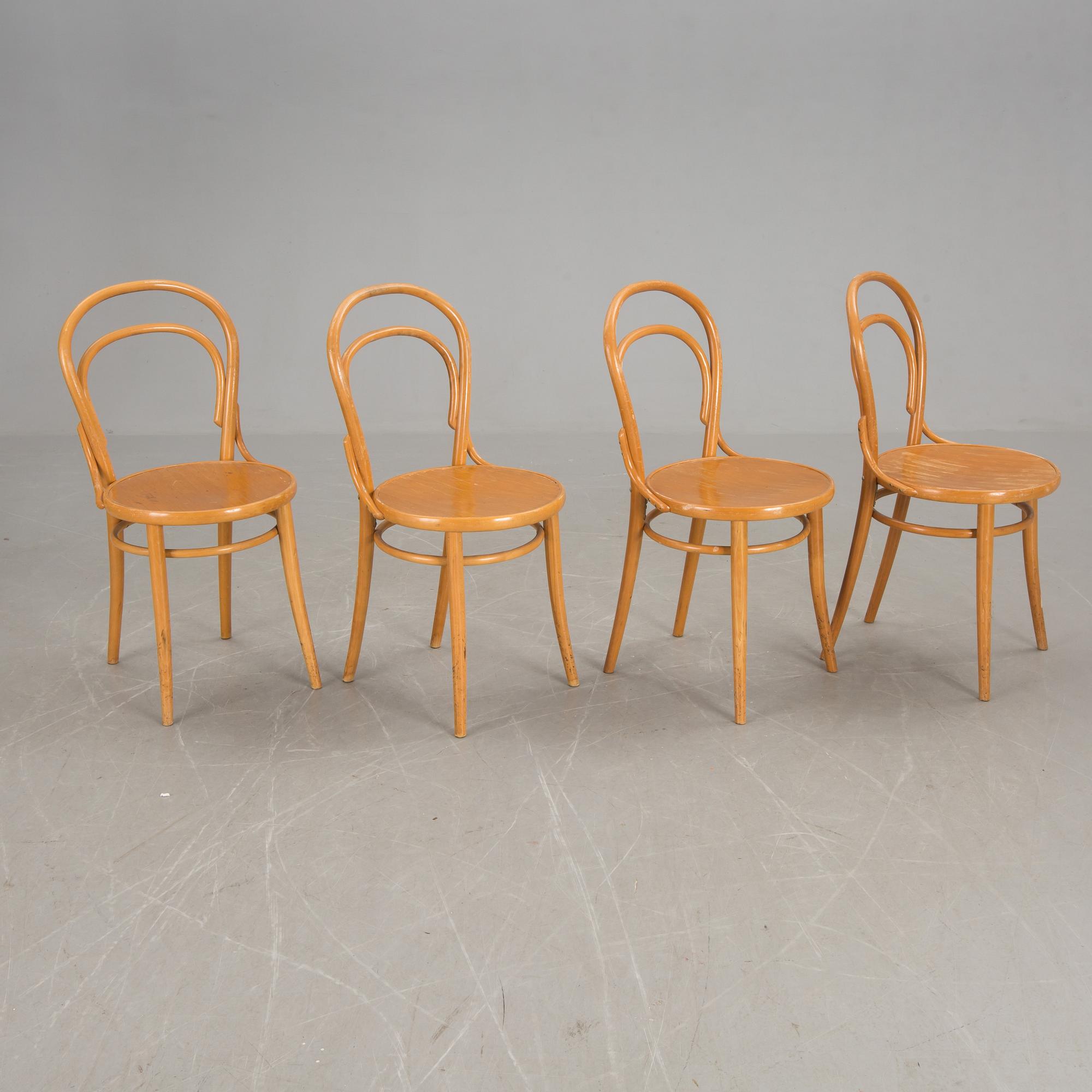 STOLAR, 4 st, Thonettyp, 1900-talets andra hälft.